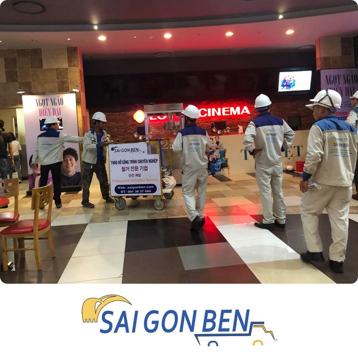 Tháo Dỡ Công Trình Tại Lotte Cinemax